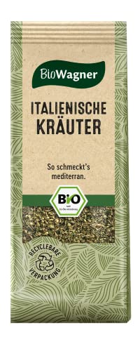 BioWagner - Bio Italienische Kräuter | mediterrane Kräuternote für Tomatensaucen, Antipasta oder Fleischgerichte | naturbelassene Bio-Zutaten | recyclebare Verpackung | 10 g BioWagner - Bio Italienische Kräuter | mediterrane Kräuternote für Tomatensaucen, Antipasta oder Fleischgerichte | naturbelassene Bio-Zutaten | recyclebare Verpackung | 10 g von BioWagner