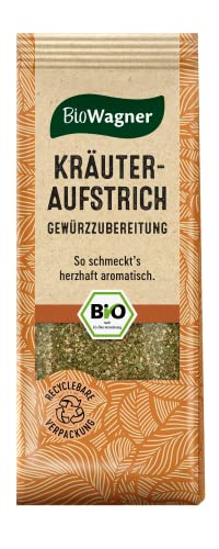 BioWagner - Bio Kräuteraufstrich Gewürzzubereitung | ideal auch für Kräuterbutter oder Dips | naturbelassene Bio-Zutaten | recyclebare Verpackung | 40 g BioWagner - Bio Kräuteraufstrich Gewürzzubereitung | ideal auch für Kräuterbutter oder Dips | naturbelassene Bio-Zutaten | recyclebare Verpackung | 40 g von BioWagner