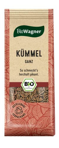 BioWagner - Bio Kümmel ganz | verfeinert Kohlgerichte und Eintöpfe | naturbelassene Bio-Zutaten | recyclebare Verpackung | 50 g von BioWagner