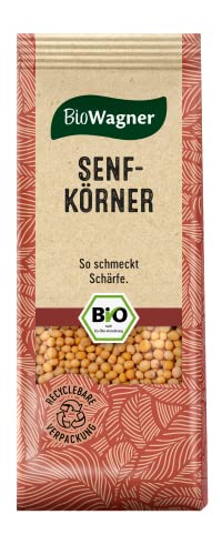 BioWagner - Bio Senfkörner | für Marinaden oder zum Einlegen von Obst und Gemüse | naturbelassene Bio-Zutaten | recyclebare Verpackung | 60 g BioWagner - Bio Senfkörner | für Marinaden oder zum Einlegen von Obst und Gemüse | naturbelassene Bio-Zutaten | recyclebare Verpackung | 60 g von BioWagner