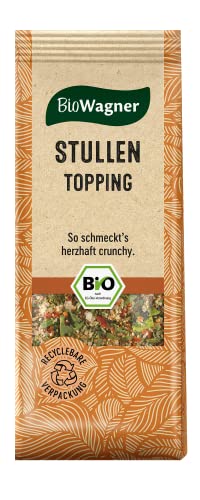 BioWagner - Bio Stullen Topping | Gewürzmischung für Butterbrot | ideal auf Frischkäse, Gurke oder Tomate | naturbelassene Bio-Zutaten | recyclebare Verpackung | 35 g BioWagner - Bio Stullen Topping | Gewürzmischung für Butterbrot | ideal auf Frischkäse, Gurke oder Tomate | naturbelassene Bio-Zutaten | recyclebare Verpackung | 35 g von BioWagner
