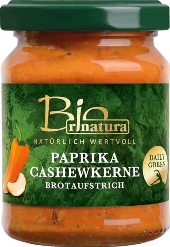 BROTAUFSTRICH Paprika-Cashew von Bio Rinatura, 125g BROTAUFSTRICH Paprika-Cashew von Bio Rinatura, 125g von Bio rinatura NATÜRLICH WERTVOLL