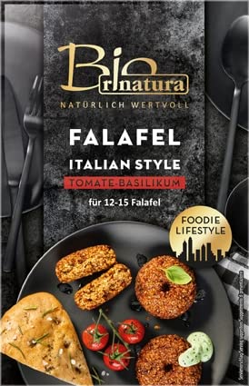 FALAFEL ITALIAN STYLE Tomate-Basilikum von Bio Rinatura, 150g von Bio rinatura NATÜRLICH WERTVOLL