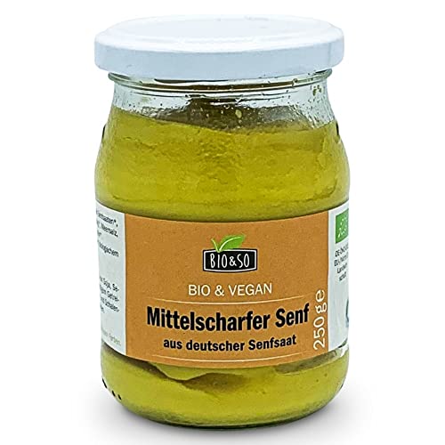 Bioso Senf, mittelscharf, 250g Bioso Senf, mittelscharf, 250g von Bio&so