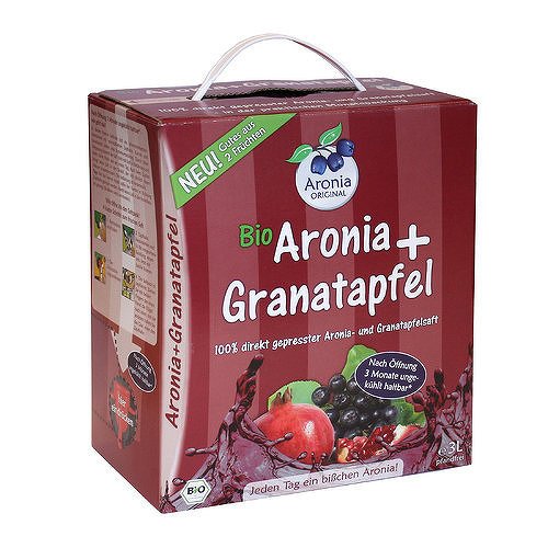 BIO ARONIA+Granatapfel 100% Direktsaft, 3 l von bio3
