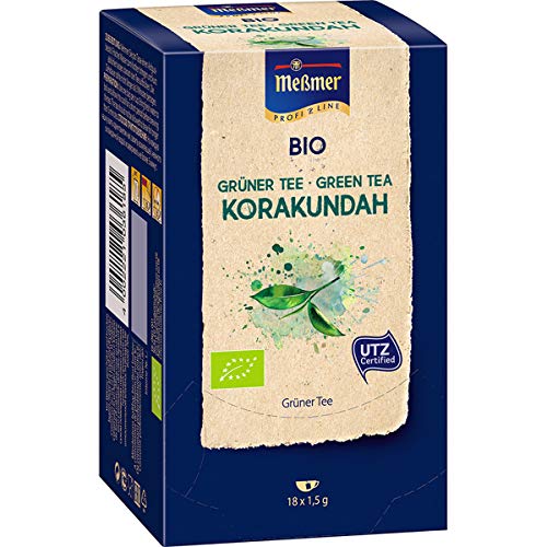 Meßmer Bio Profiline Grüntee Korakundah zart grasig duftiger 43g von Bio