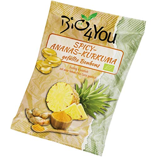 Bio4you Ananas-Kurkuma-Bonbons (75 g) - Bio von Bio4you