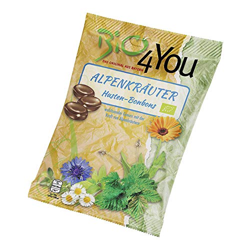 Bio4you Husten-Bonbons - Alpenkräuter 75g von Bio4you