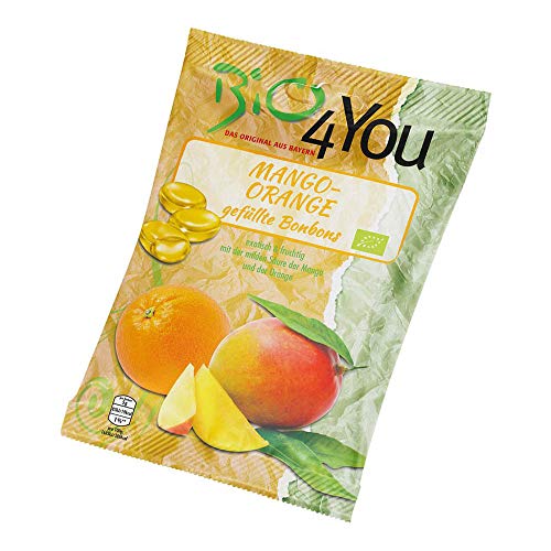 Bio4you gefüllte Bonbons - Mango-Orange 75g Bio4you gefüllte Bonbons - Mango-Orange 75g von Bio4you
