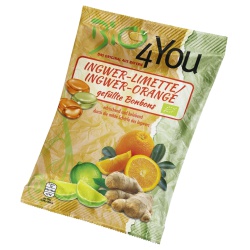 Ingwer-Limetten- & Ingwer-Orangen-Bonbons Ingwer-Limetten- & Ingwer-Orangen-Bonbons von Bio4you