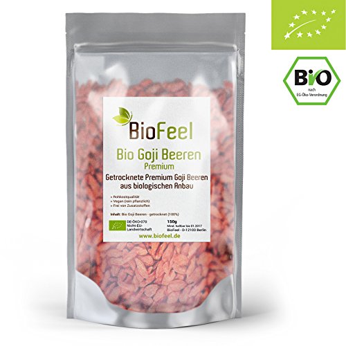 BioFeel - Bio Goji Beeren PREMIUMQUALITÄT - 150g von BioFeel