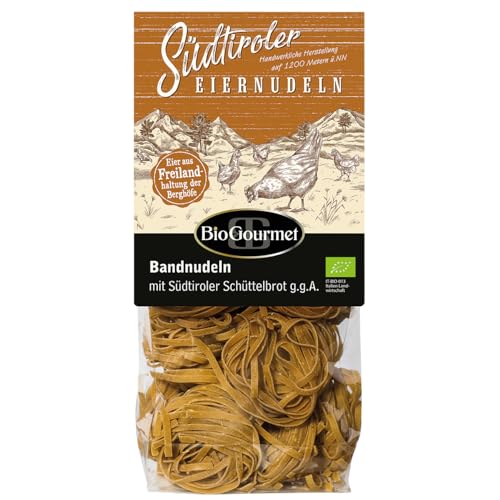 BioGourmet Bandnudeln mit Südtiroler Schüttelbrot g.g.A. 1 x 250g Bio von BioGourmet