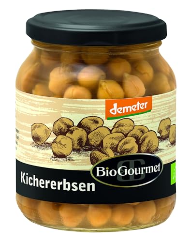 BioGourmet Kichererbsen, demeter, Kichererbsen im Glas, 350g BioGourmet Kichererbsen, demeter, Kichererbsen im Glas, 350g von BioGourmet