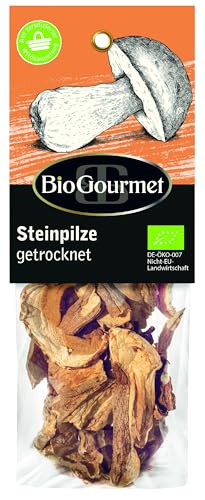 BioGourmet Steinpilze getrocknet Bio, 20g – Ideal für Risotto, Saucen & Suppen – Vegan & Naturbelassen von BioGourmet