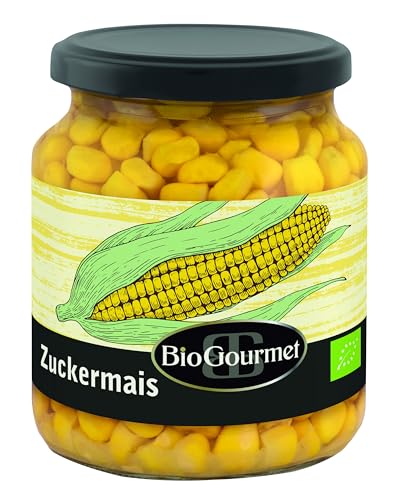 BioGourmet Zuckermais gekocht 1 x 350g Glas Bio von BioGourmet