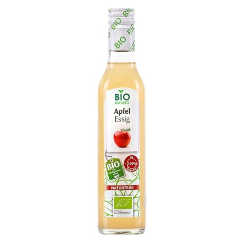 Bio Apfelessig Naturtrüb 250ml – Ungefiltert, Mit „Essigmutter“, Ideal für Salate, Saucen und Gesundheitsvorteile – BioNaturo Bio Apfelessig Naturtrüb 250ml – Ungefiltert, Mit „Essigmutter“, Ideal für Salate, Saucen und Gesundheitsvorteile – BioNaturo von BioNaturo
