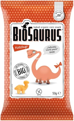 BioSaurus Bio Snack aus Mais Ketchup 2 x 50 gr von BioSaurus