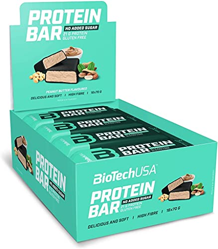 2 x Biotech USA Protein Bar, 16x70g Riegel , double chocolate (2er Pack) von BioTechUSA