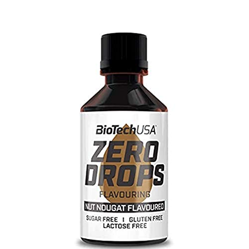Biotech USA Zero Drops Flavouring, 50ml Flasche , Nut Nougat von BioTechUSA