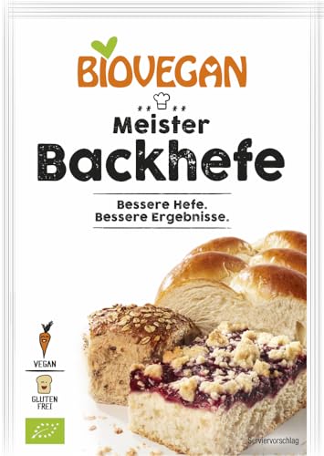 Biovegan Meister Backhefe, BIO (2 x 7 gr) von Biovegan