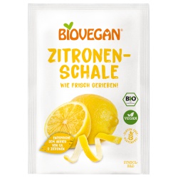 Zitronenschalen, gerieben von BioVegan
