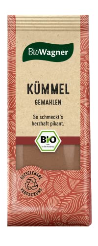 BioWagner - Bio Kümmel gemahlen | passt zu deftigen Gerichten | naturbelassene Bio-Zutaten | recyclebare Verpackung | 40 g BioWagner - Bio Kümmel gemahlen | passt zu deftigen Gerichten | naturbelassene Bio-Zutaten | recyclebare Verpackung | 40 g von BioWagner