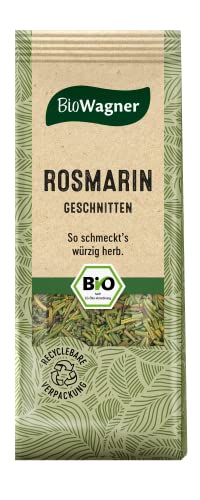 BioWagner - Bio Rosmarin geschnitten | würziges Kräuteraroma für Pilze, Kartoffel- und Fleischgerichte | naturbelassene Bio-Zutaten | recyclebare Verpackung | 30 g BioWagner - Bio Rosmarin geschnitten | würziges Kräuteraroma für Pilze, Kartoffel- und Fleischgerichte | naturbelassene Bio-Zutaten | recyclebare Verpackung | 30 g von BioWagner