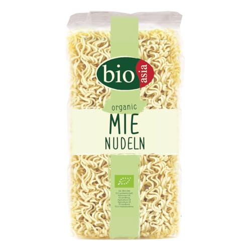 BIOASIA Bio Mie Nudeln, Weizennudeln ohne Ei, schnell und einfach zubereitet, vegetarisch (8 x 250 g) von Bioasia