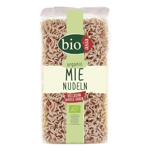 BIOASIA Bio Mie Nudeln, Vollkorn, schnell und einfach zubereitet (1 x 250 g) von Bioasia