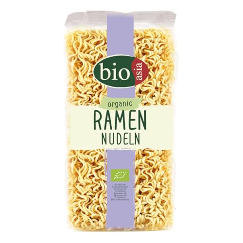 BIOASIA Bio Ramen Nudeln, ohne Ei, schnell und einfach zubereitet, vegetarisch (1 x 250 g) von Bioasia