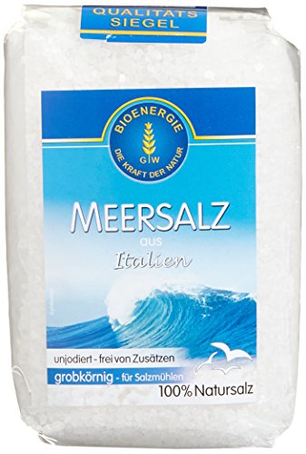 Bioenergie Meersalz grob Italien, 10er Pack (10 x 1 kg) von Bioenergie