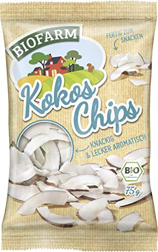 Biofarm Kluth Kokos Chips, vegan, 75 g von Biofarm