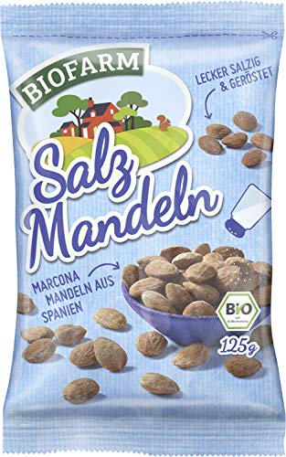 Biofarm Kluth Salz-Mandeln, braun, vegan, 125 g Biofarm Kluth Salz-Mandeln, braun, vegan, 125 g von Biofarm