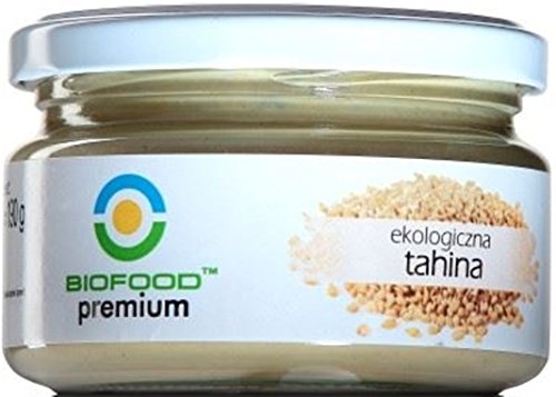 BIOFOOD Tahina - Tahini - Sesampaste aus ökologischem Anbau, 180 g Schraubglas von Biofood
