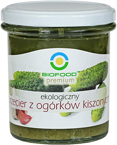 BIOFOOD geriebene (gehackte) Gewürzgurken aus ökologischem Anbau, 280 g Schraubglas von Biofood
