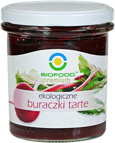 BIOFOOD geriebene Rote Beete aus ökologischem Anbau, 280 g Schraubglas von Biofood