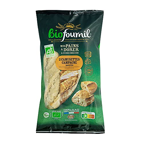 Biofournil Weizen-Baguettes zum Aufbacken (400 g) - Bio von Biofournil