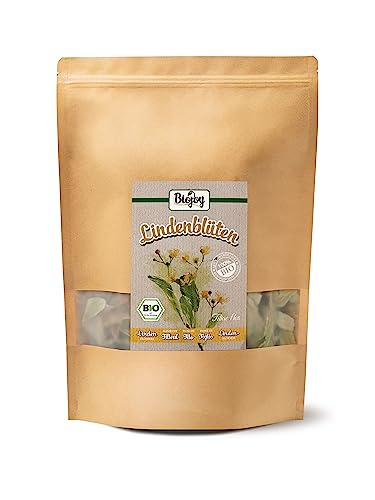 Biojoy BIO-Lindenblüten getrocknet (100 gr), ganze Blüten für Lindenblütentee (Tiliae flos) von Biojoy