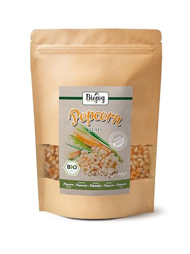 Biojoy BIO-Popcornmais für Popcornmaschine (GVO FREI) (1 kg) von Biojoy