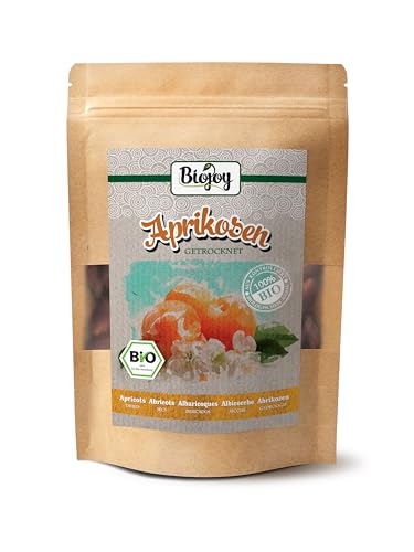 Biojoy BIO-Aprikosen getrocknet (500 g), ungeschwefelt von Biojoy