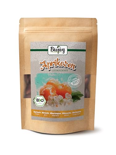 Biojoy BIO-Aprikosen getrocknet (500 gr), ungeschwefelt von Biojoy