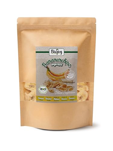 Biojoy BIO-Bananenchips (500 gr), getrocknet und ungeschwefelt von Biojoy