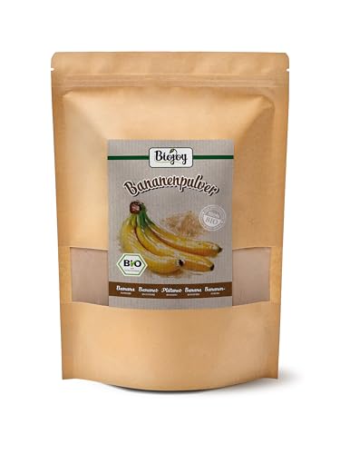 Biojoy BIO-Bananenpulver (1 kg), ideal für Milch und Shake, ohne Zusätze von Biojoy