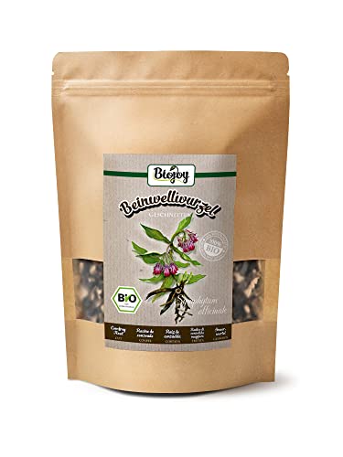 Biojoy BIO-Beinwellwurzel (500 g), getrocknet und geschnitten, Beinwell-Tee (Symphytum officinale) von Biojoy