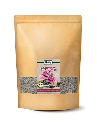 Biojoy BIO-Blaumohn Samen (2 kg), ganze Mohnsamen zum Backen von Biojoy