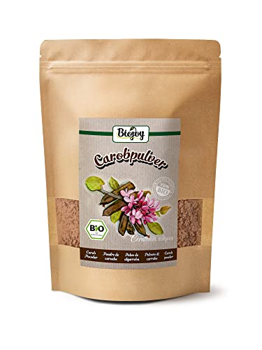 Biojoy BIO-Carobpulver (500 g), Johannisbrotmehl als Bindemittel und Kakao-Ersatz, Johannisbrot-Schoten getrocknet und gemahlen von Biojoy