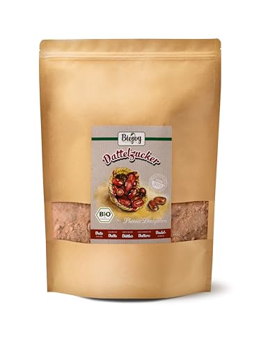 Biojoy BIO-Dattelzucker (2 kg), unraffiniert, natürlich & ohne Zusätze (Phoenix Dactylifera) von Biojoy