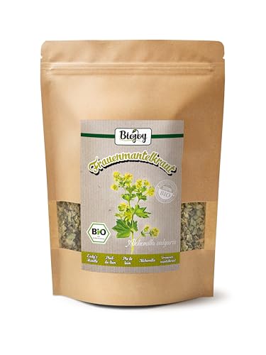 Biojoy BIO-Frauenmanteltee (100 g), Frauenmantelkraut getrocknet und geschnitten (Alchemilla vulgaris) von Biojoy