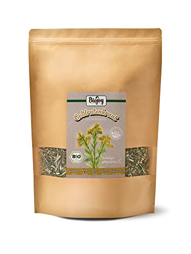 Biojoy BIO-Goldrutenkraut Tee (500 gr), Goldrutentee, getrocknet und geschnitten (Solidago virgaurea) von Biojoy