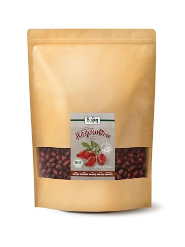 Biojoy BIO-Hagebutten (2 kg), getrocknet und ganz, Hagebuttentee (Rosa canina) von Biojoy